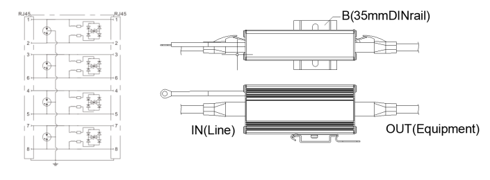 網絡信號SPD的安裝